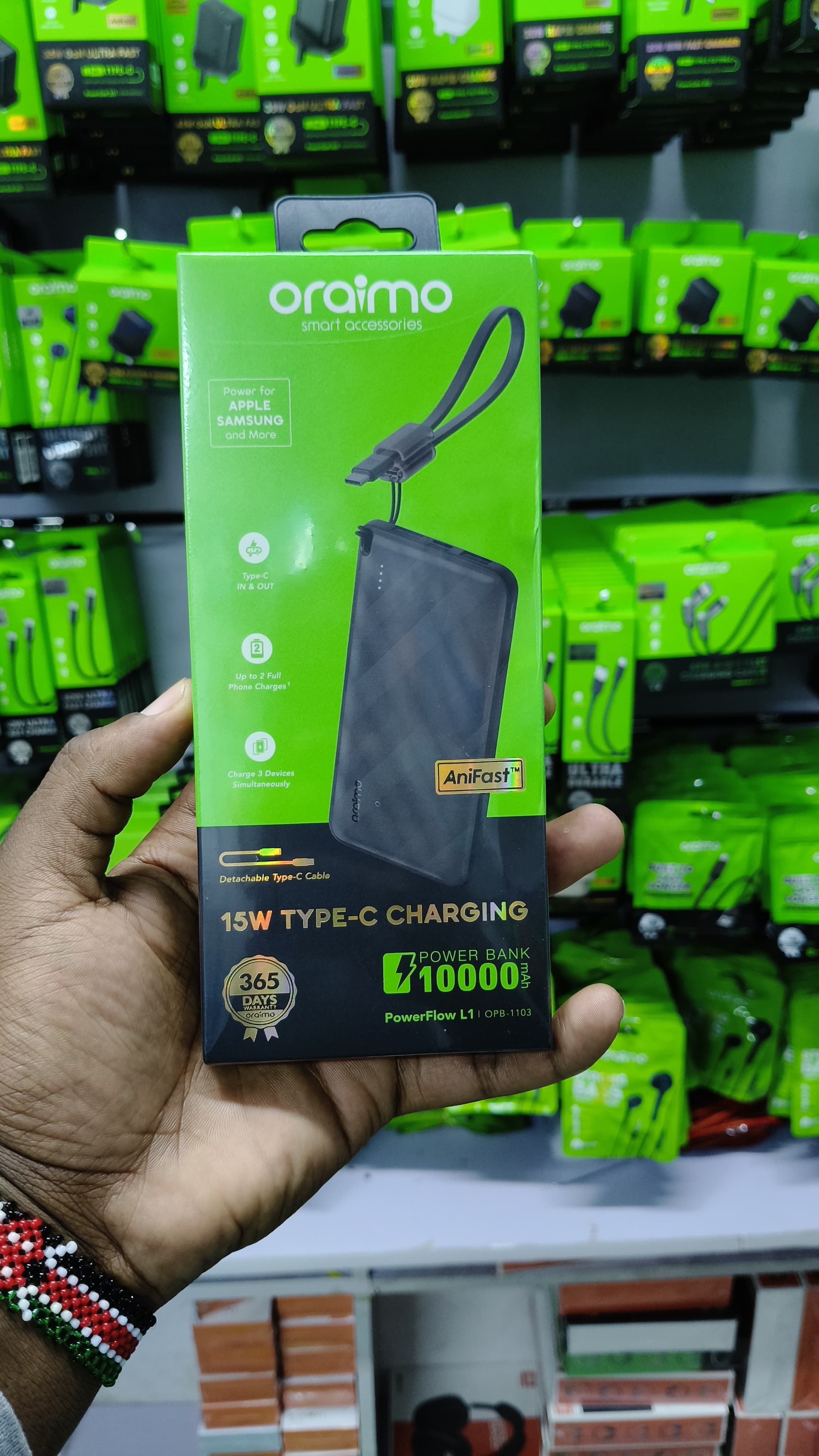 Oraimo PowerFlow 10,000mAh power bank