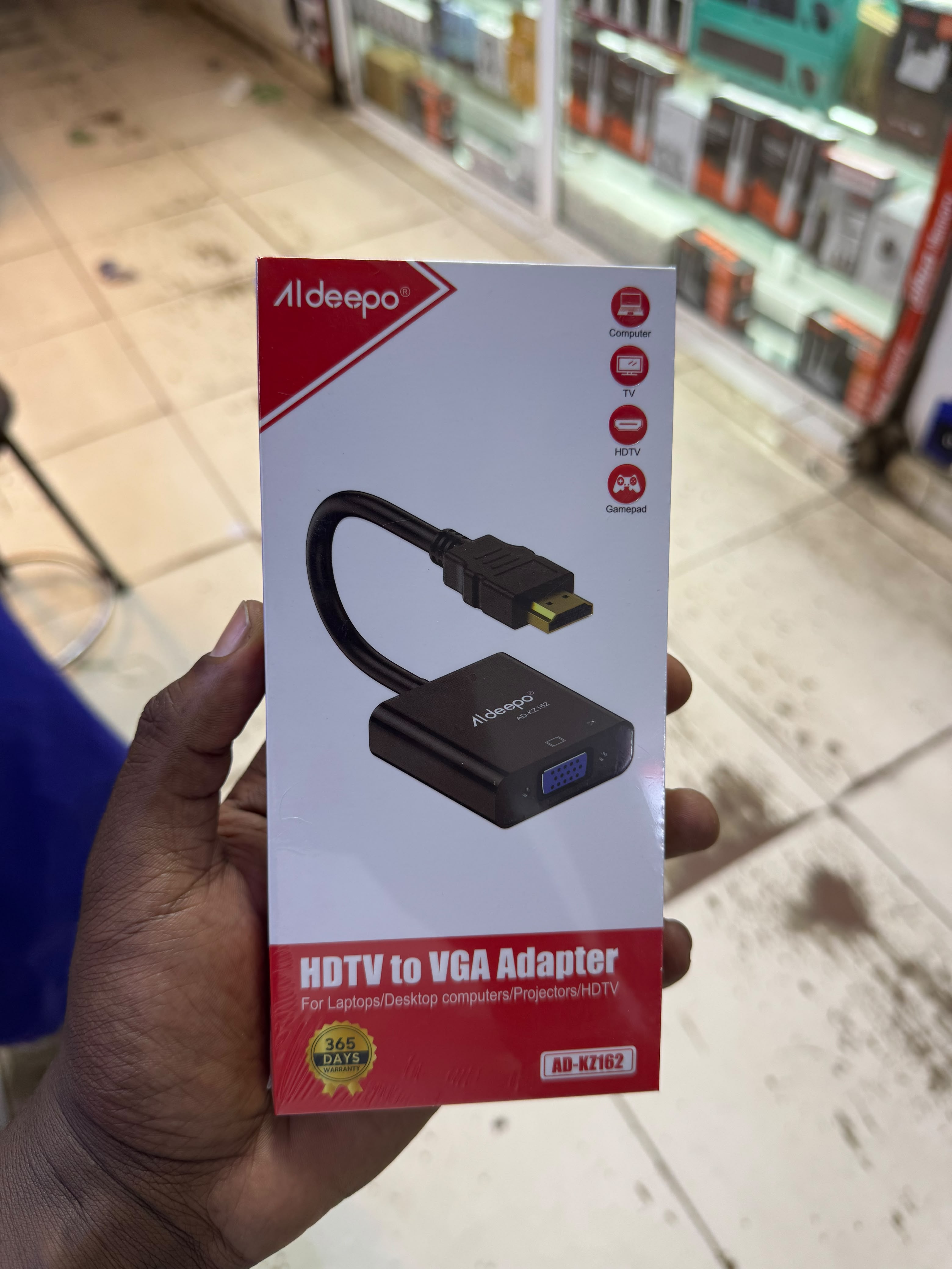 Aldeepo AD-KZ162 HDTV to VGA Adapter Converter
