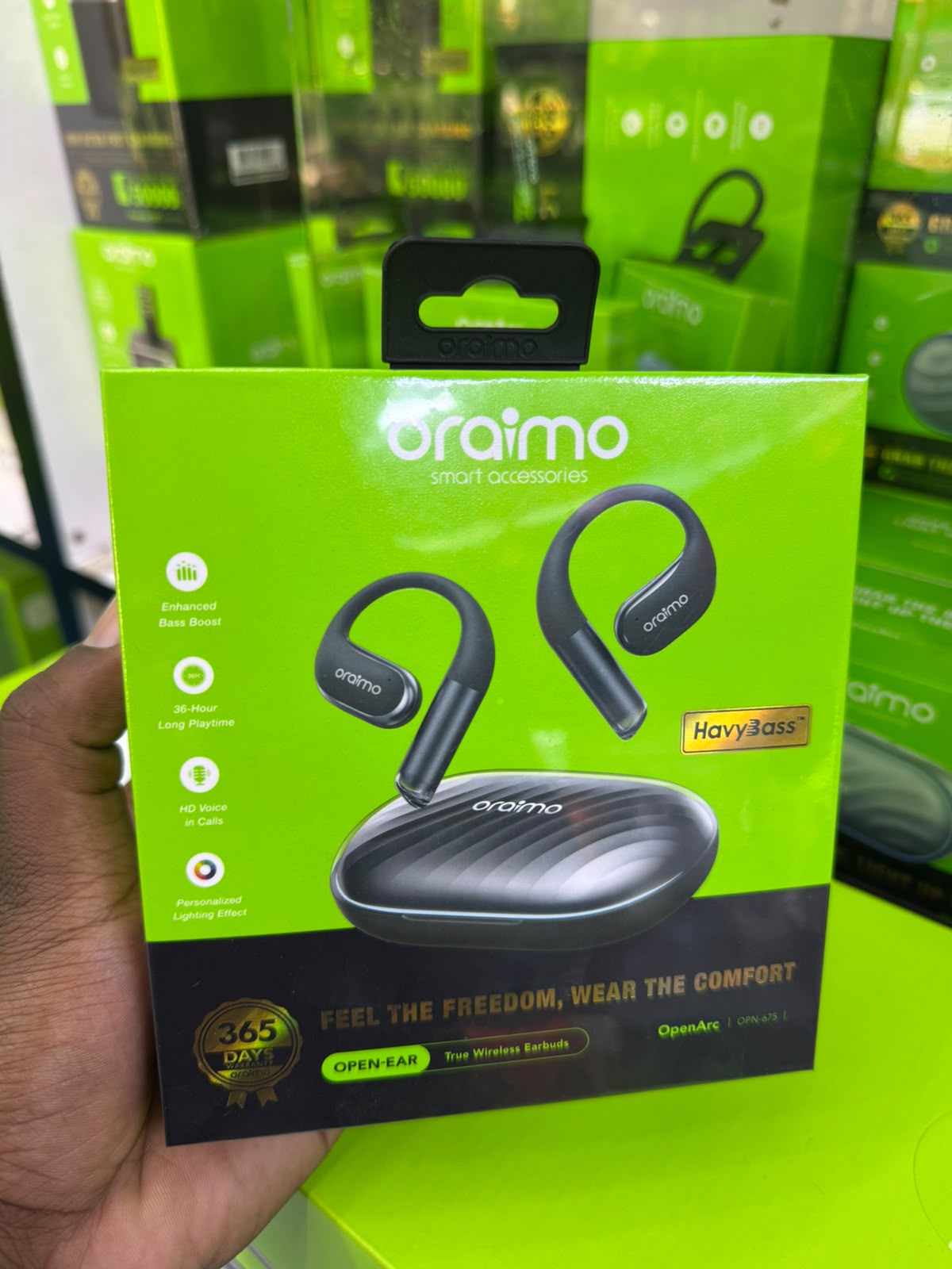 Oraimo OpenArc (OPN-675) Open-Ear True Wireless Earbuds