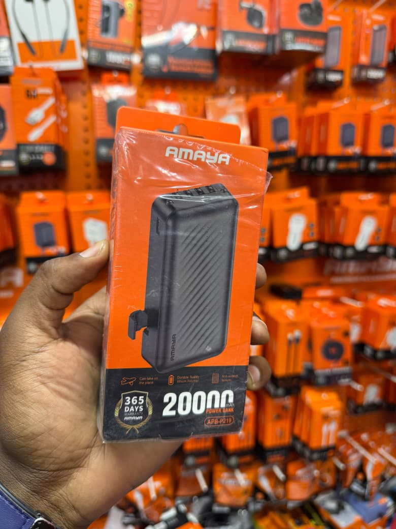 Amaya APB-P219 20000mAh High-Capacity Fast Charging Power Bank