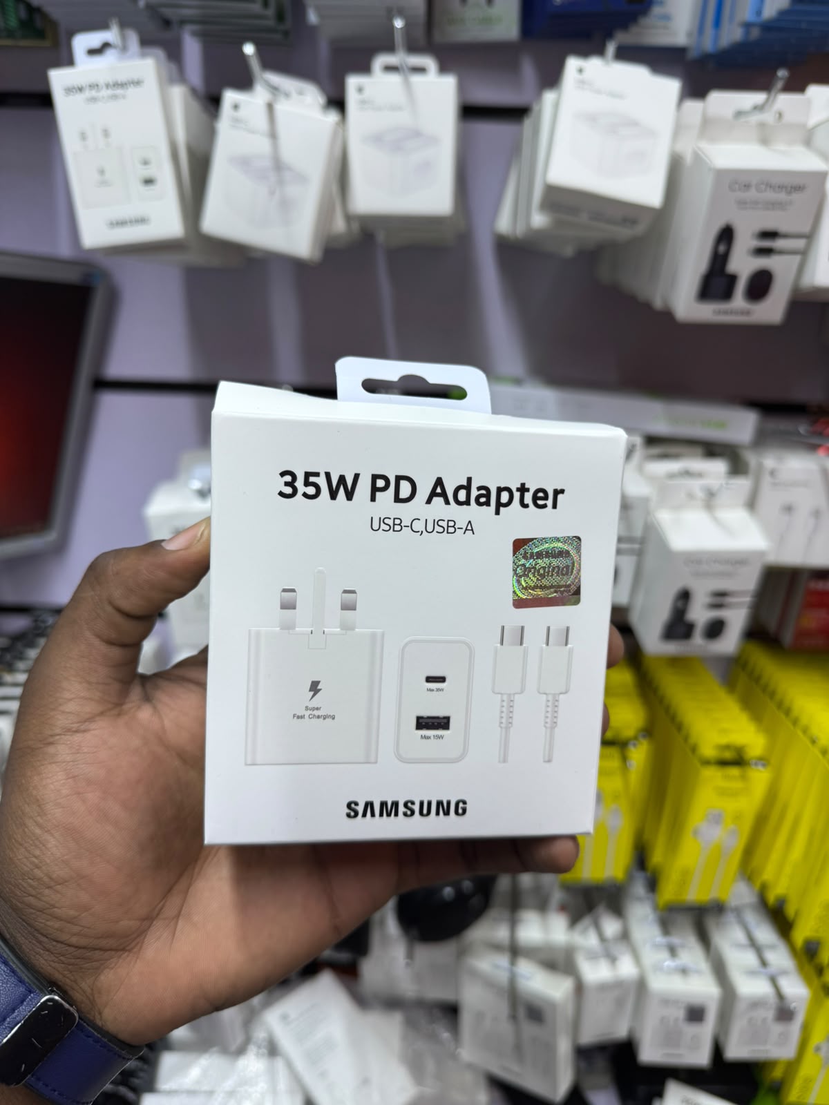 Samsung 35W Power Adapter Duo (USB-C & USB-A Fast Charger)